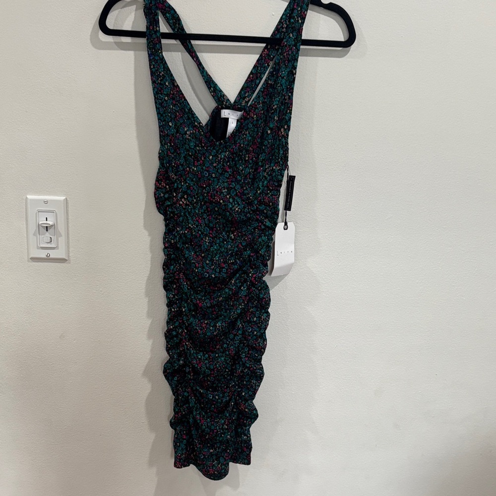 Floral Ruched Dress